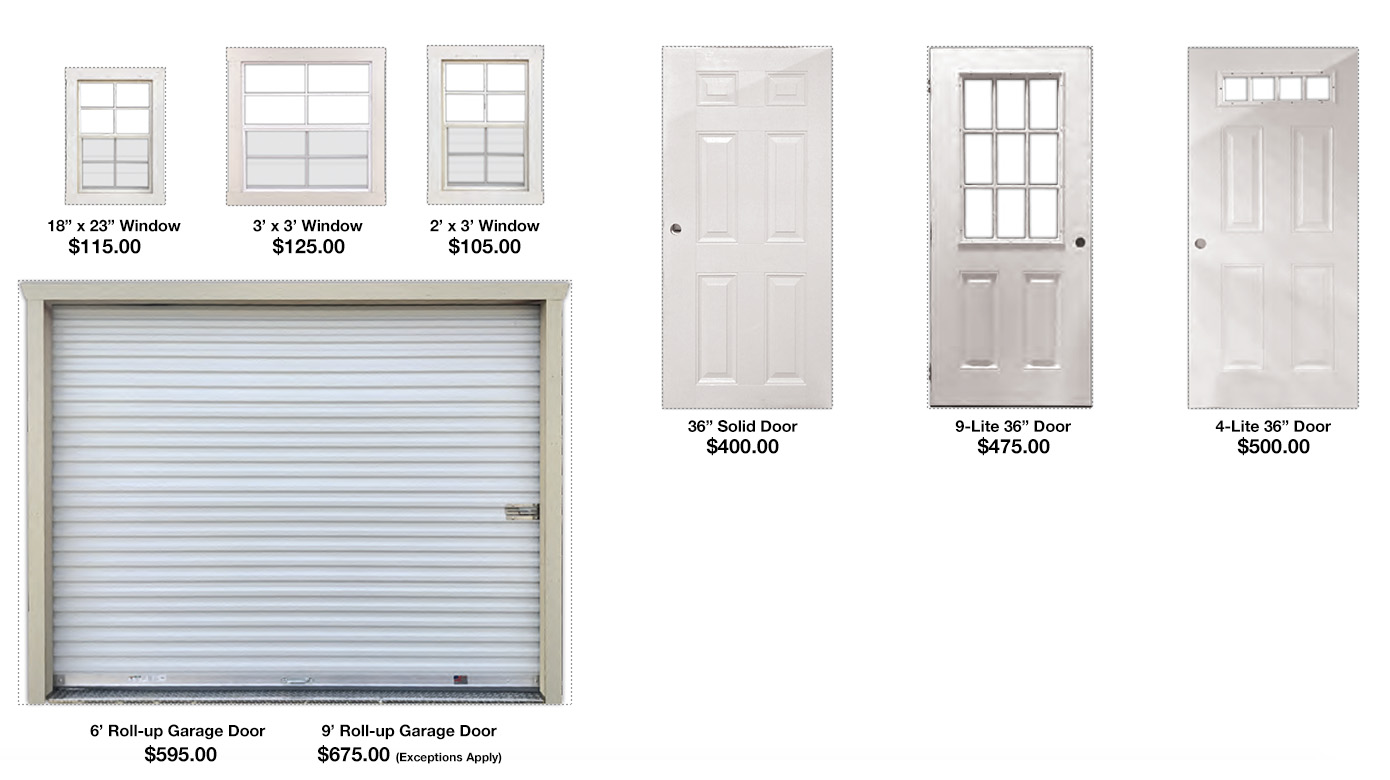 Upgrades to Windows and Doors-Pricing