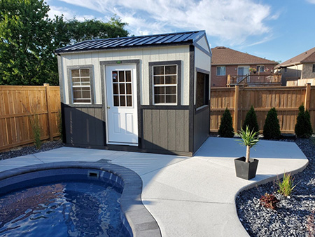 Shed used for Pool House